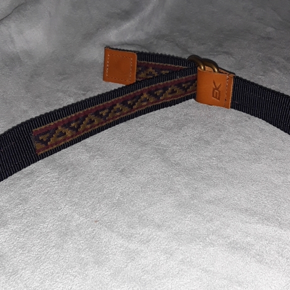 EK D Buckle canvas belt embroidered ribbon - Picture 4 of 5